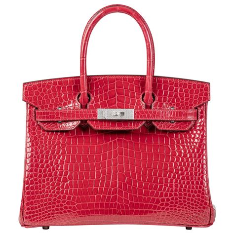 hermes birkin 30cm braise porosus with diamond hardware|birkin 30 epsom.